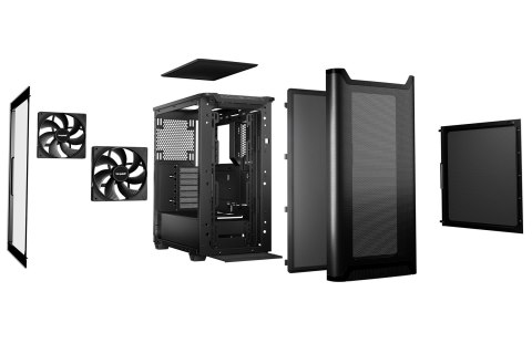 BE QUIET! OBUDOWA BE QUIET! PURE BASE 501 Airflow Window Black BE QUIET! OBUDOWA BE QUIET! PURE BASE 501 Airflow Window Black