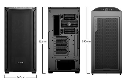 BE QUIET! OBUDOWA BE QUIET! SHADOW BASE 800 BLACK BE QUIET! OBUDOWA BE QUIET! SHADOW BASE 800 BLACK