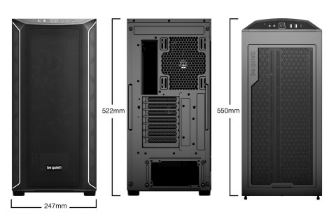 BE QUIET! OBUDOWA BE QUIET! SHADOW BASE 800 DX BLACK BE QUIET! OBUDOWA BE QUIET! SHADOW BASE 800 DX BLACK