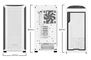 BE QUIET! OBUDOWA BE QUIET! SHADOW BASE 800 DX WHITE