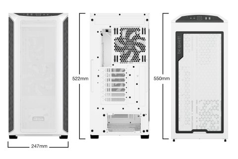 BE QUIET! OBUDOWA BE QUIET! SHADOW BASE 800 DX WHITE BE QUIET! OBUDOWA BE QUIET! SHADOW BASE 800 DX WHITE
