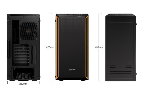 BE QUIET! Obudowa BE QUIET! PURE BASE 600 BGW20 (ATX, Mini ATX, Mini ITX; kolor czarny) BE QUIET! Obudowa BE QUIET! PURE BASE 600 BGW20 (ATX, Mini ATX, Mini ITX; kolor czarny)