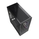GEMBIRD GEMBIRD OBUDOWA FORNAX X550 AQUARIUM MIDI-TOWER (2X USB 3.1, 1X USB TYPE-C) 3X FAN, CZARNA