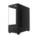 GEMBIRD GEMBIRD OBUDOWA FORNAX X550 AQUARIUM MIDI-TOWER (2X USB 3.1, 1X USB TYPE-C) 3X FAN, CZARNA
