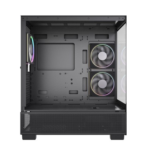 GEMBIRD GEMBIRD OBUDOWA FORNAX X550 AQUARIUM MIDI-TOWER (2X USB 3.1, 1X USB TYPE-C) 3X FAN, CZARNA GEMBIRD GEMBIRD OBUDOWA FORNAX X550 AQUARIUM MIDI-TOWER (2X USB 3.1, 1X USB TYPE-C) 3X FAN, CZARNA