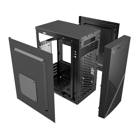 GEMBIRD GEMBIRD OBUDOWA FORNAX K170 MINI-TOWER (1X USB 3.1, 2X USB 2.0, 1X USB TYP-C, CZYTNIK KART, 2X MINIJACK) CZARNA GEMBIRD GEMBIRD OBUDOWA FORNAX K170 MINI-TOWER (1X USB 3.1, 2X USB 2.0, 1X USB TYP-C, CZYTNIK KART, 2X MINIJACK) CZARNA