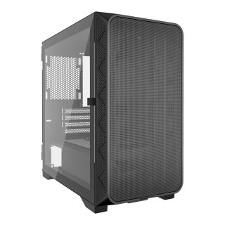 GEMBIRD GEMBIRD OBUDOWA FORNAX MK200 MESH, WITHOUT FANS MINI-TOWER (1X USB 3.0, 1X USB 2.0, 1X USB TYPE-C) BLACK
