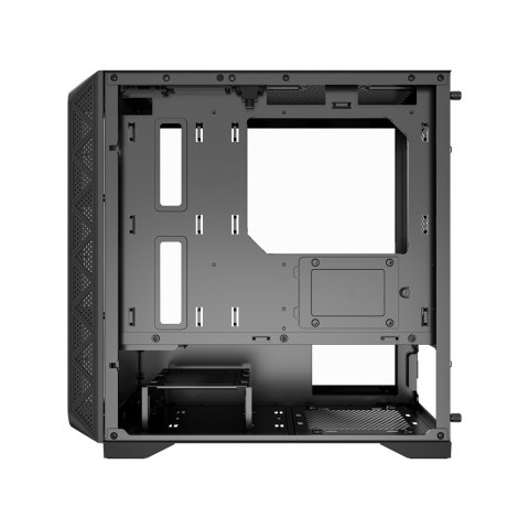 GEMBIRD GEMBIRD OBUDOWA FORNAX MK200 MESH, WITHOUT FANS MINI-TOWER (1X USB 3.0, 1X USB 2.0, 1X USB TYPE-C) BLACK
