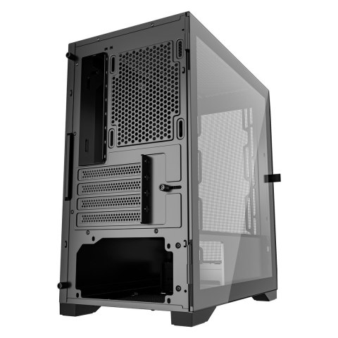 GEMBIRD GEMBIRD OBUDOWA FORNAX MK200 MESH, WITHOUT FANS MINI-TOWER (1X USB 3.0, 1X USB 2.0, 1X USB TYPE-C) BLACK