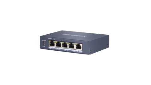 Hikvision HIKVISION Przełącznik 4xPoE (1x HiPoE 60W), 1xUplink Hikvision HIKVISION Przełącznik 4xPoE (1x HiPoE 60W), 1xUplink
