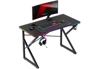 Huzaro Biurko gamingowe Huzaro Hero 1.7 RGB Black