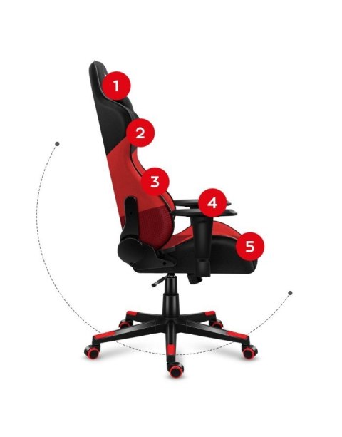 Huzaro Fotel gamingowy Huzaro Force 6.2 Red Mesh
