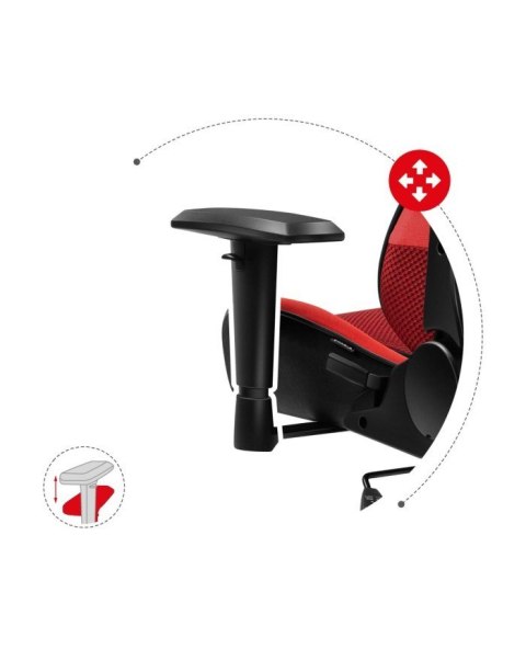 Huzaro Fotel gamingowy Huzaro Force 6.2 Red Mesh