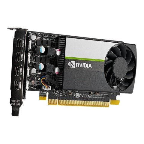 PNY Technologies Karta graficzna PNY NVIDIA T1000 8GB, GDDR6, 4x mini DisplayPort, PCI Express 3.0, LP - ATX bracket, Small Box PNY Technologies Karta graficzna PNY NVIDIA T1000 8GB, GDDR6, 4x mini DisplayPort, PCI Express 3.0, LP - ATX bracket, Small Box