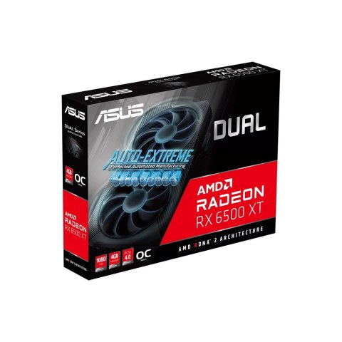 ASUS Karta graf. ASUS Dual Rad RX 6500 XT OC 4GB GDDR6 (WYPRZEDAŻ) ASUS Karta graf. ASUS Dual Rad RX 6500 XT OC 4GB GDDR6 (WYPRZEDAŻ)