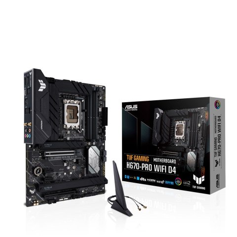 ASUS Płyta główna ASUS TUF GAMING H670-PRO WIFI D4 H670 (WYPRZEDAŻ) ASUS Płyta główna ASUS TUF GAMING H670-PRO WIFI D4 H670 (WYPRZEDAŻ)