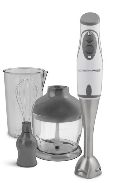 Esperanza Blender ręczny Esperanza Pesto EKM003E (450W; kolor szary) Esperanza Blender ręczny Esperanza Pesto EKM003E (450W; kolor szary)