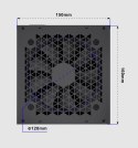 GEMBIRD GEMBIRD ZASILACZ KOMPUTEROWY FORNAX POWER 1000W 80+ GOLD ATX, 1000W, AKTYWNE PFC, 12CM WENTYLATOR