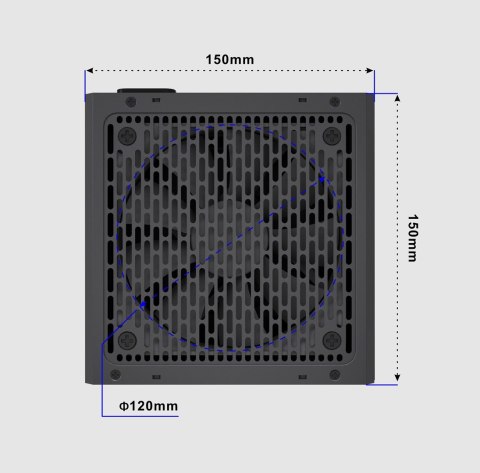 GEMBIRD GEMBIRD ZASILACZ KOMPUTEROWY FORNAX POWER 650W 80+BRONZE ATX, 650W, AKTYWNE PFC, 12CM WENTYLATOR GEMBIRD GEMBIRD ZASILACZ KOMPUTEROWY FORNAX POWER 650W 80+BRONZE ATX, 650W, AKTYWNE PFC, 12CM WENTYLATOR