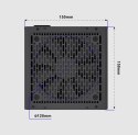 GEMBIRD GEMBIRD ZASILACZ KOMPUTEROWY FORNAX POWER 80+ BRONZE ATX, 850W, AKTYWNE PFC, 12CM WENTYLATOR