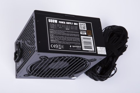 GEMBIRD GEMBIRD ZASILACZ KOMPUTEROWY PSU80P-BBP-600 80+BRONZE ATX, 600W, AKTYWNE PFC, 12CM WENTYLATOR GEMBIRD GEMBIRD ZASILACZ KOMPUTEROWY PSU80P-BBP-600 80+BRONZE ATX, 600W, AKTYWNE PFC, 12CM WENTYLATOR