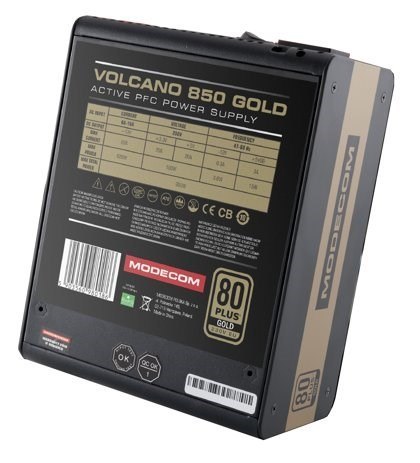MODECOM ZASILACZ MODECOM VOLCANO 850 GOLD 120mm FAN MODECOM ZASILACZ MODECOM VOLCANO 850 GOLD 120mm FAN