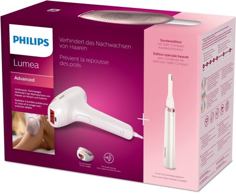 Philips Depilator PHILIPS Lumea Advanced IPL BRI921/00 + Trymer Wbudowany filtr UV Philips Depilator PHILIPS Lumea Advanced IPL BRI921/00 + Trymer Wbudowany filtr UV
