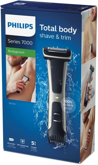 Philips Golarka do ciała Philips BodyGroom BG7025/15 (kolor czarny)