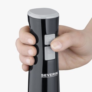 SEVERIN SEVERIN BLENDER RĘCZNY CZARNY, TURBO, OBROTY 13000 OBR./ MIN, 100% WOLNY OD BPA, ERGONOMICZNE WZORNICTWO, MOC 170W SM3770