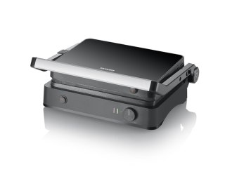 SEVERIN SEVERIN GRILL KONTAKTOWY, POWŁOKA CERAMICZNA, TEMP. MAKS. 230°C, WYJMOWANE PŁYTY GRILLOWE, KABEL 80 CM, MOC 800W KG 2398