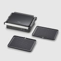 SEVERIN SEVERIN GRILL KONTAKTOWY, POWŁOKA CERAMICZNA, TEMP. MAKS. 230°C, WYJMOWANE PŁYTY GRILLOWE, KABEL 80 CM, MOC 800W KG 2398