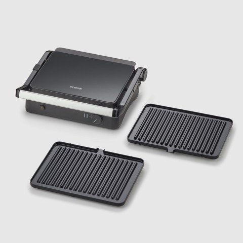 SEVERIN SEVERIN GRILL KONTAKTOWY, POWŁOKA CERAMICZNA, TEMP. MAKS. 230°C, WYJMOWANE PŁYTY GRILLOWE, KABEL 80 CM, MOC 800W KG 2398 SEVERIN SEVERIN GRILL KONTAKTOWY, POWŁOKA CERAMICZNA, TEMP. MAKS. 230°C, WYJMOWANE PŁYTY GRILLOWE, KABEL 80 CM, MOC 800W KG 2398