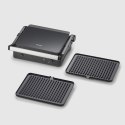 SEVERIN SEVERIN GRILL KONTAKTOWY, POWŁOKA CERAMICZNA, TEMP. MAKS. 230°C, WYJMOWANE PŁYTY GRILLOWE, KABEL 80 CM, MOC 800W KG 2398