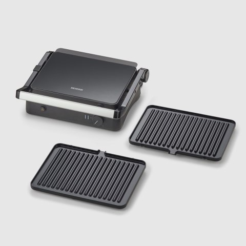 SEVERIN SEVERIN GRILL KONTAKTOWY, POWŁOKA CERAMICZNA, TEMP. MAKS. 230°C, WYJMOWANE PŁYTY GRILLOWE, KABEL 80 CM, MOC 800W KG 2398 SEVERIN SEVERIN GRILL KONTAKTOWY, POWŁOKA CERAMICZNA, TEMP. MAKS. 230°C, WYJMOWANE PŁYTY GRILLOWE, KABEL 80 CM, MOC 800W KG 2398