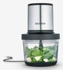 SEVERIN SEVERIN ROZDRABNIACZ INOX/SZKŁO, SZKLANY POJEMNIK O POJ. 1L, WOLNY OD BPA, DO MYCIA W ZMYWARCE, 2 POZIOMY MOCY, 400W KM3867