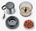SEVERIN SEVERIN ROZDRABNIACZ INOX/SZKŁO, SZKLANY POJEMNIK O POJ. 1L, WOLNY OD BPA, DO MYCIA W ZMYWARCE, 2 POZIOMY MOCY, 400W KM3867