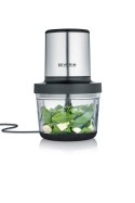 SEVERIN SEVERIN ROZDRABNIACZ INOX/SZKŁO, SZKLANY POJEMNIK O POJ. 1L, WOLNY OD BPA, DO MYCIA W ZMYWARCE, 2 POZIOMY MOCY, 400W KM3867