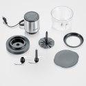 SEVERIN SEVERIN ROZDRABNIACZ INOX/SZKŁO, SZKLANY POJEMNIK O POJ. 1L, WOLNY OD BPA, DO MYCIA W ZMYWARCE, 2 POZIOMY MOCY, 400W KM3867