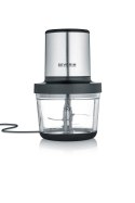 SEVERIN SEVERIN ROZDRABNIACZ INOX/SZKŁO, SZKLANY POJEMNIK O POJ. 1L, WOLNY OD BPA, DO MYCIA W ZMYWARCE, 2 POZIOMY MOCY, 400W KM3867
