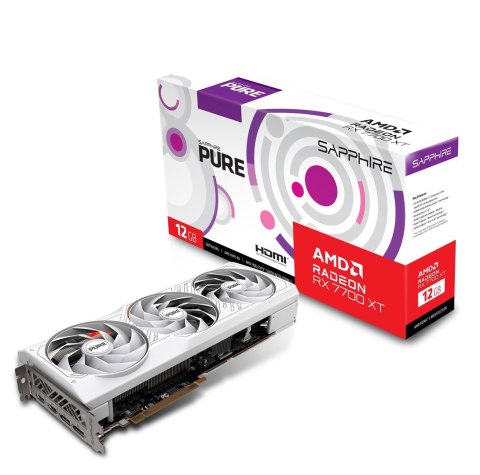 Sapphire Karta graficzna SAPPHIRE RADEON RX 7700 XT PURE GAMING OC 12GB GDDR6 (WYPRZEDAŻ) Sapphire Karta graficzna SAPPHIRE RADEON RX 7700 XT PURE GAMING OC 12GB GDDR6 (WYPRZEDAŻ)