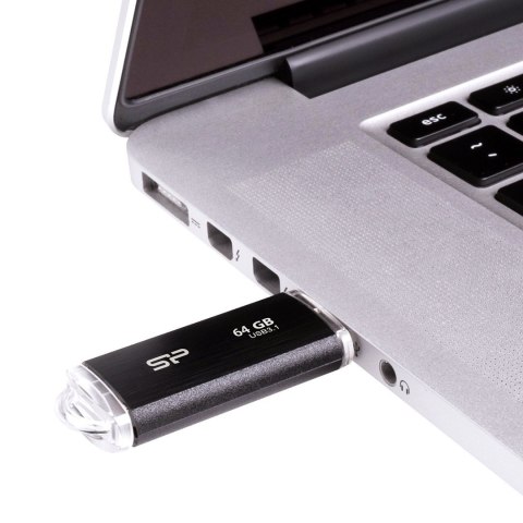 Silicon Power Pendrive Silicon Power Blaze B02 64GB USB 3.1 kolor czarny (SP064GBUF3B02V1K) Silicon Power Pendrive Silicon Power Blaze B02 64GB USB 3.1 kolor czarny (SP064GBUF3B02V1K)