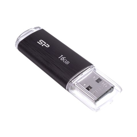 Silicon Power Pendrive Silicon Power Ultima U02 16GB USB 2.0 kolor czarny (SP016GBUF2U02V1K) Silicon Power Pendrive Silicon Power Ultima U02 16GB USB 2.0 kolor czarny (SP016GBUF2U02V1K)