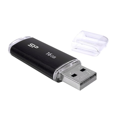 Silicon Power Pendrive Silicon Power Ultima U02 16GB USB 2.0 kolor czarny (SP016GBUF2U02V1K) Silicon Power Pendrive Silicon Power Ultima U02 16GB USB 2.0 kolor czarny (SP016GBUF2U02V1K)