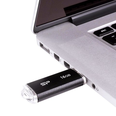 Silicon Power Pendrive Silicon Power Ultima U02 16GB USB 2.0 kolor czarny (SP016GBUF2U02V1K) Silicon Power Pendrive Silicon Power Ultima U02 16GB USB 2.0 kolor czarny (SP016GBUF2U02V1K)