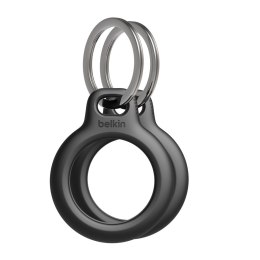 Belkin BELKIN ETUI AIRTAG Z KÓŁKIEM 2SZT CZARNE