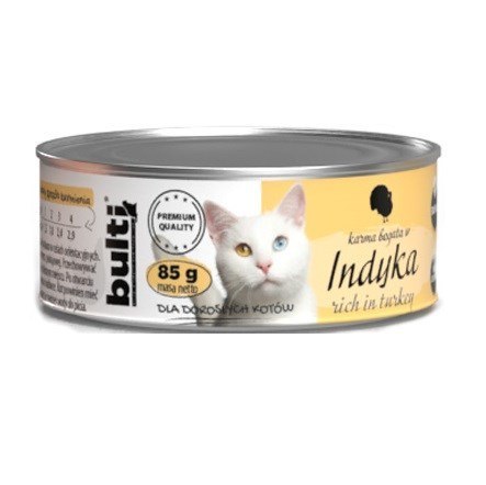 Bult BULTI mielonka bogata w indyka dla kota 85g Bult BULTI mielonka bogata w indyka dla kota 85g