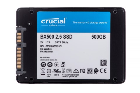 Crucial Dysk SSD Crucial BX500 500GB 3D NAND SATA 2.5