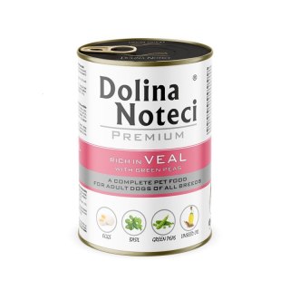 DOLINA NOTECI Dolina Noteci Premium cielęcina z zielonym groszkiem 400g