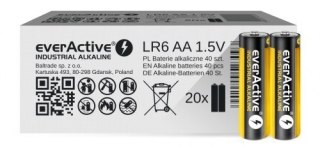 EverActive Zestaw baterii AA everActive EVLR6S2IK (x 40)