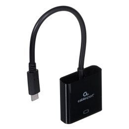 GEMBIRD GEMBIRD ADAPTER NA KABLU USB TYP-C DO HDMI 4K 60HZ, 15CM, CZARNY